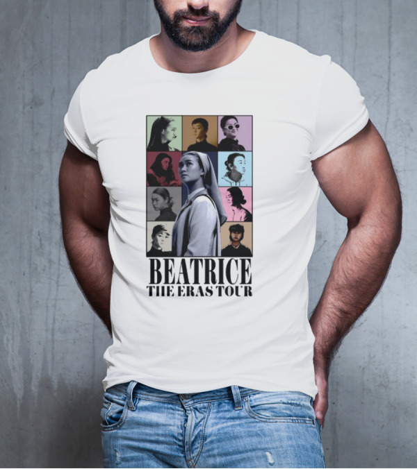 Beatrice The Eras Tour Multicolor Photo Collage T-Shirt