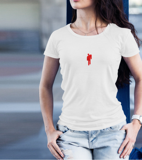 I Don't Know You At All Red Minimalist T-Shirt