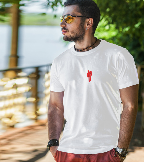 I Don't Know You At All Red Minimalist T-Shirt