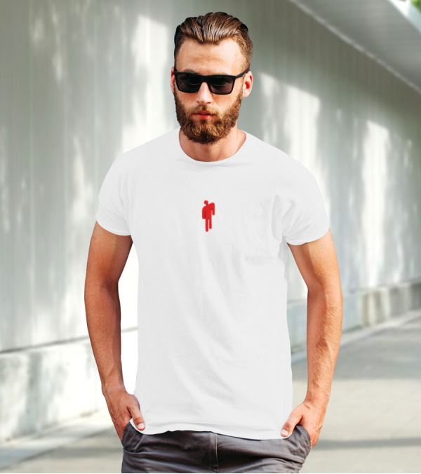 I Don't Know You At All Red Minimalist T-Shirt
