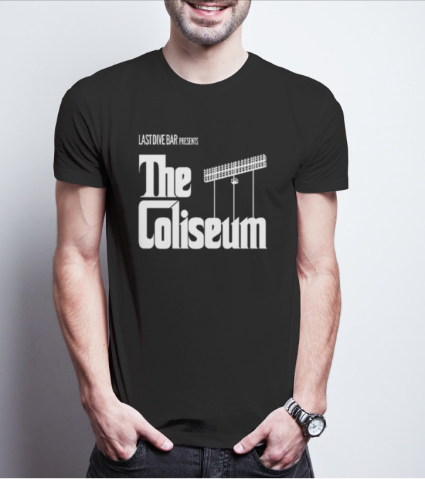 Last Dive Bar Presents The Coliseum Stadium Lights T-Shirt