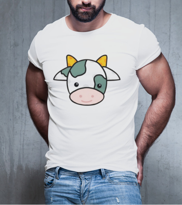 Corndoggylol Packers Cow Emoji Mascot T-Shirt