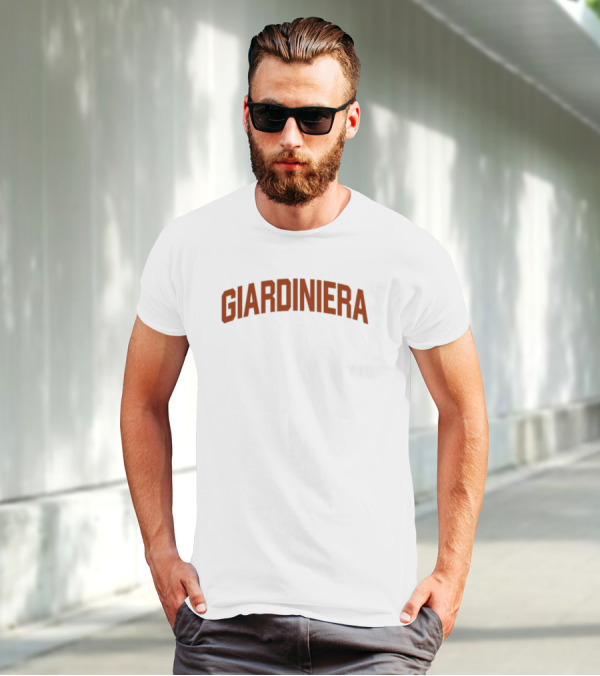 Eddie Giardiniera Bold Lettering T-Shirt