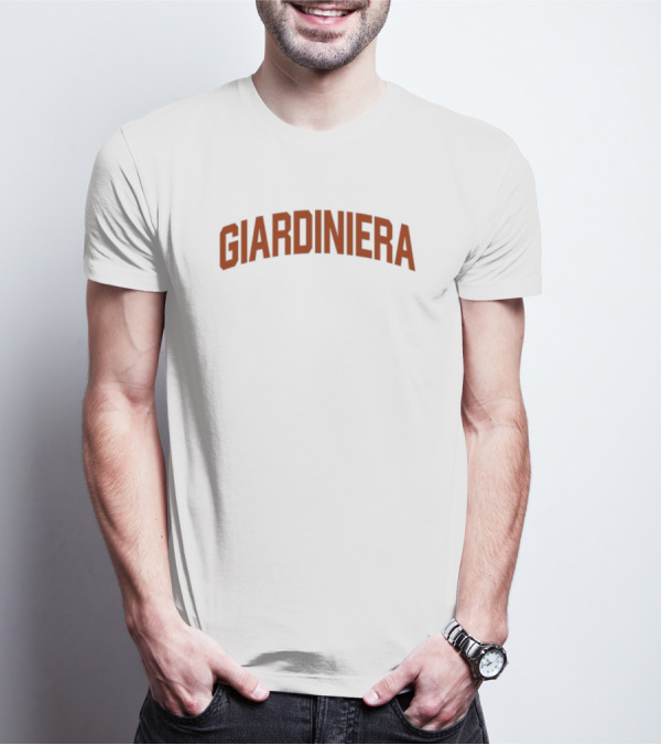 Eddie Giardiniera Bold Lettering T-Shirt