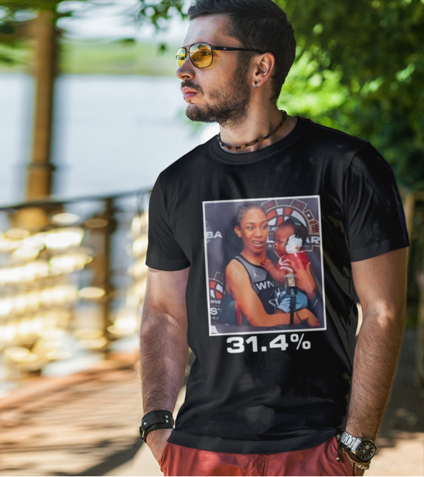 WNBA A’ja Wilson Holding Baby With 31.4% T-Shirt