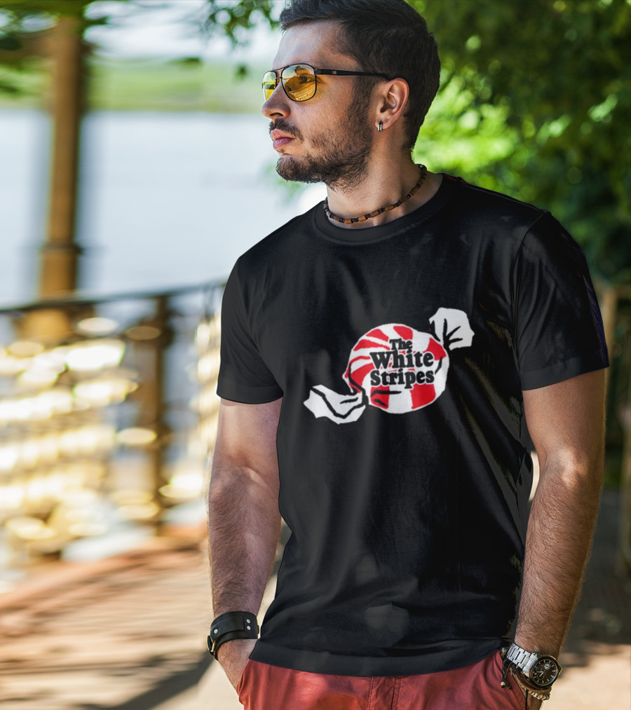 Whitestripesstore The White Stripes Peppermint Candy T-Shirt