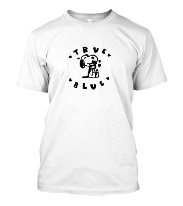 True Blue Snoopy Hearts Noexitclothing T-Shirt