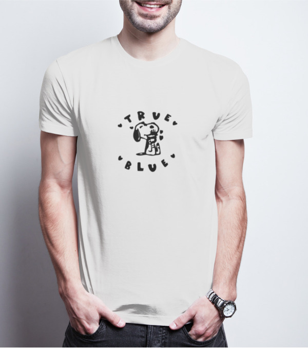 True Blue Snoopy Hearts Noexitclothing T-Shirt