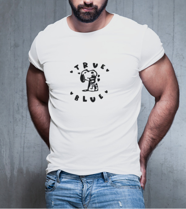 True Blue Snoopy Hearts Noexitclothing T-Shirt