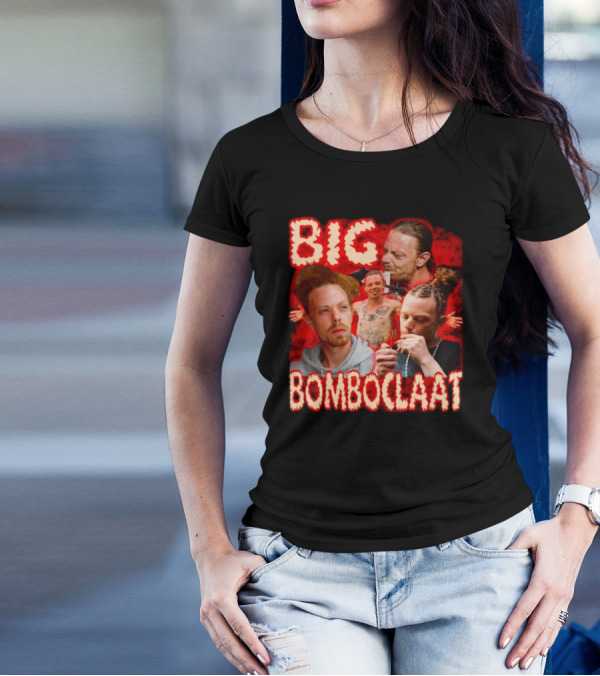 BIG BOMBOCLAAT Red Flair And Intense Expressions T-Shirt