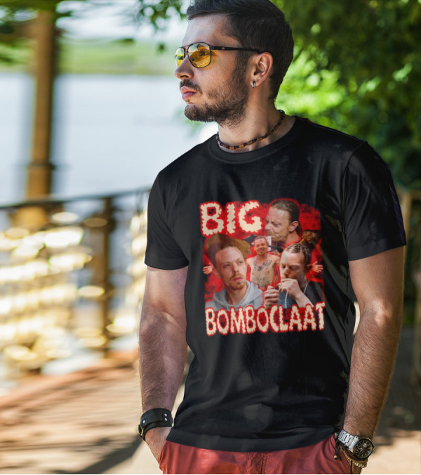 BIG BOMBOCLAAT Red Flair And Intense Expressions T-Shirt