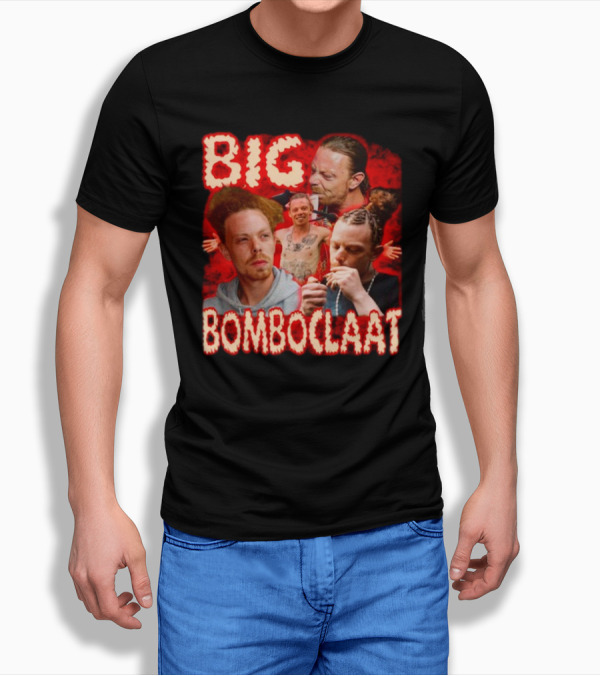 BIG BOMBOCLAAT Red Flair And Intense Expressions T-Shirt