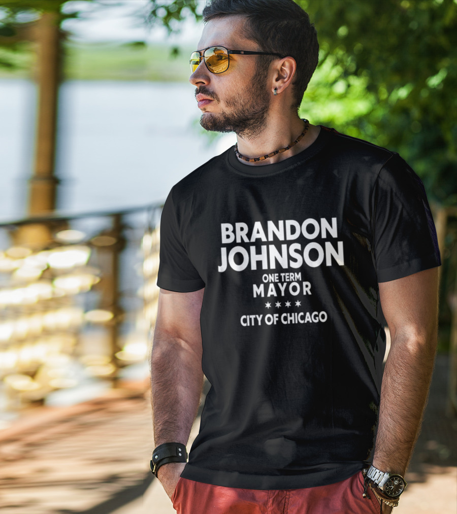 Brandon Johnson One Term Mayor City Of Chicago T-Shirt