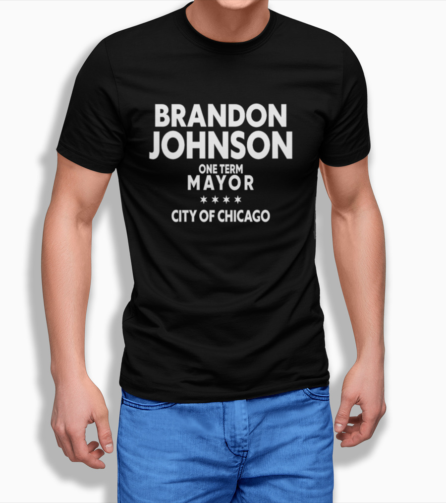 Brandon Johnson One Term Mayor City Of Chicago T-Shirt