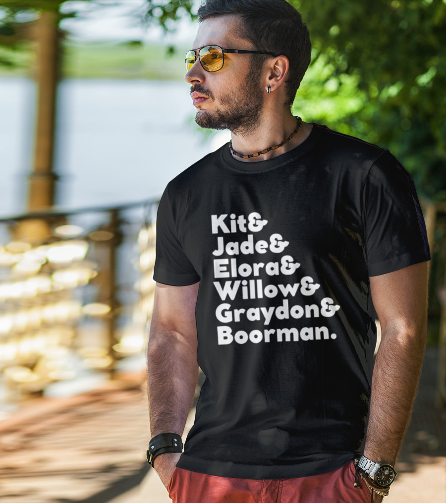 Kit Jade Elora Willow Graydon Boorman Willow TV Show Character List T-Shirt