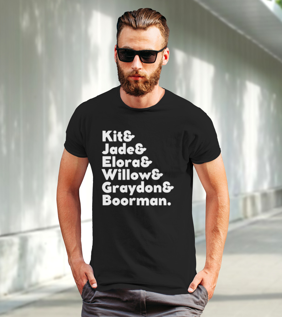 Kit Jade Elora Willow Graydon Boorman Willow TV Show Character List T-Shirt