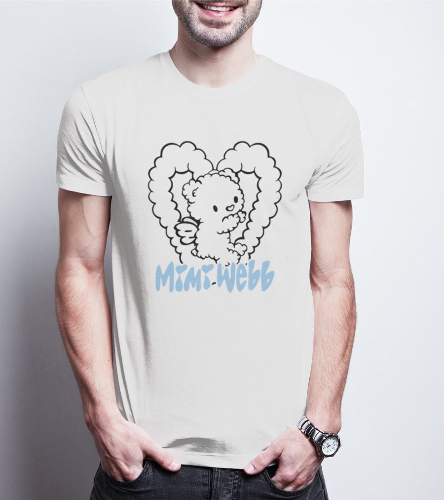 Mimi Webb Teddy Bear Heart Wings T-Shirt