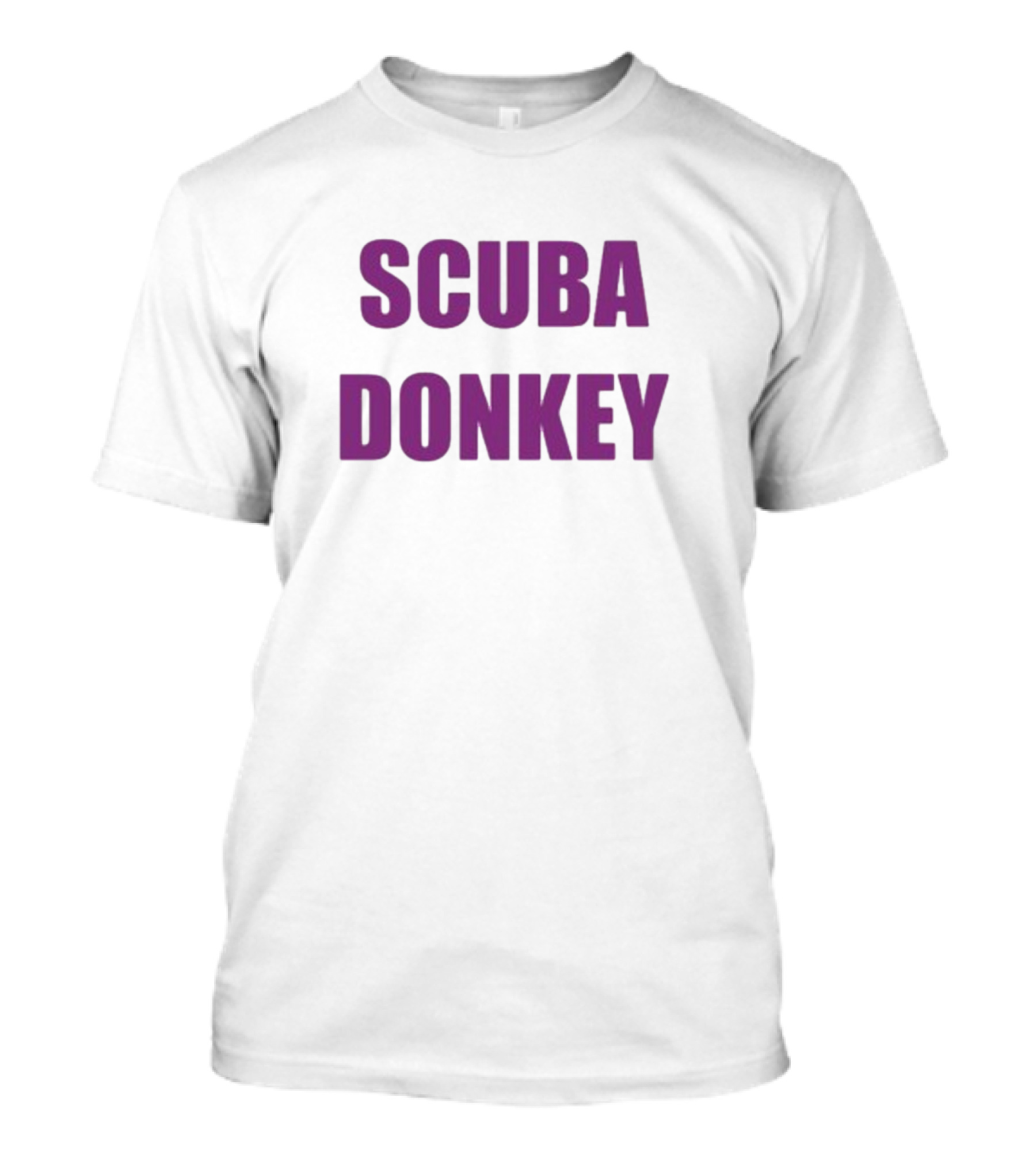 ICarly Scuba Donkey Purple Text T-Shirt