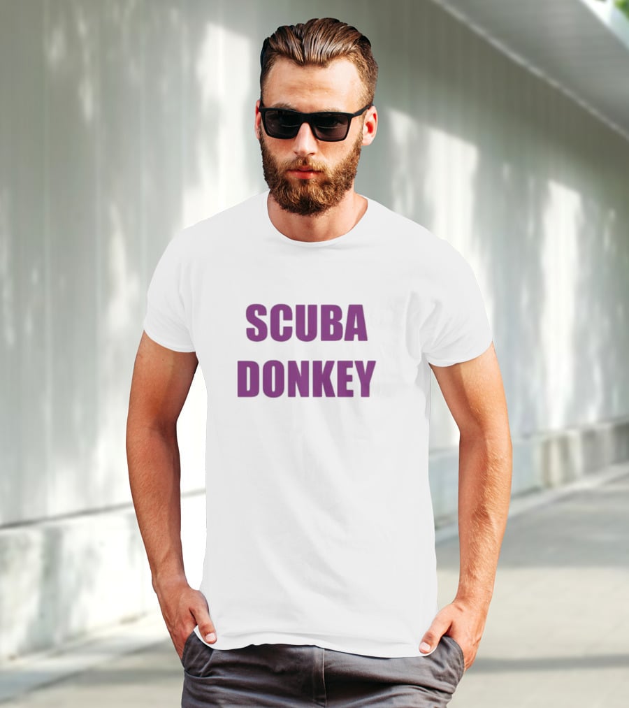ICarly Scuba Donkey Purple Text T-Shirt