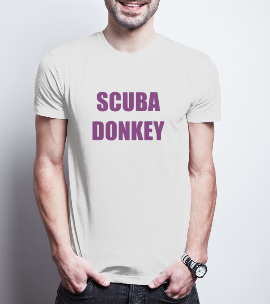 ICarly Scuba Donkey Purple Text T-Shirt