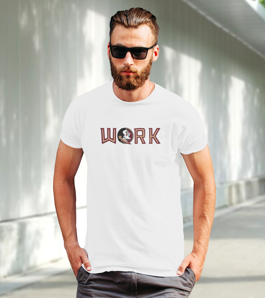 Mike Norvell Florida State Seminoles Work T-Shirt