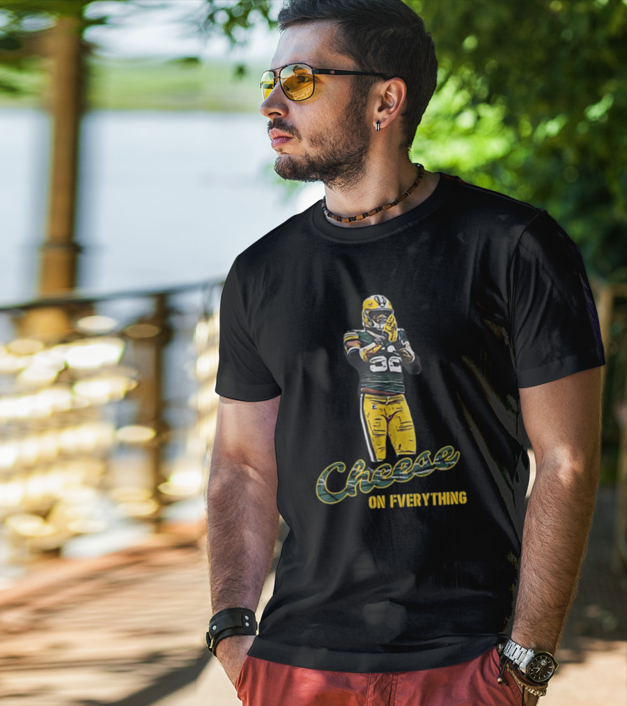 Cheese On Everything Rashan Gary Packers Fan Gear T-Shirt