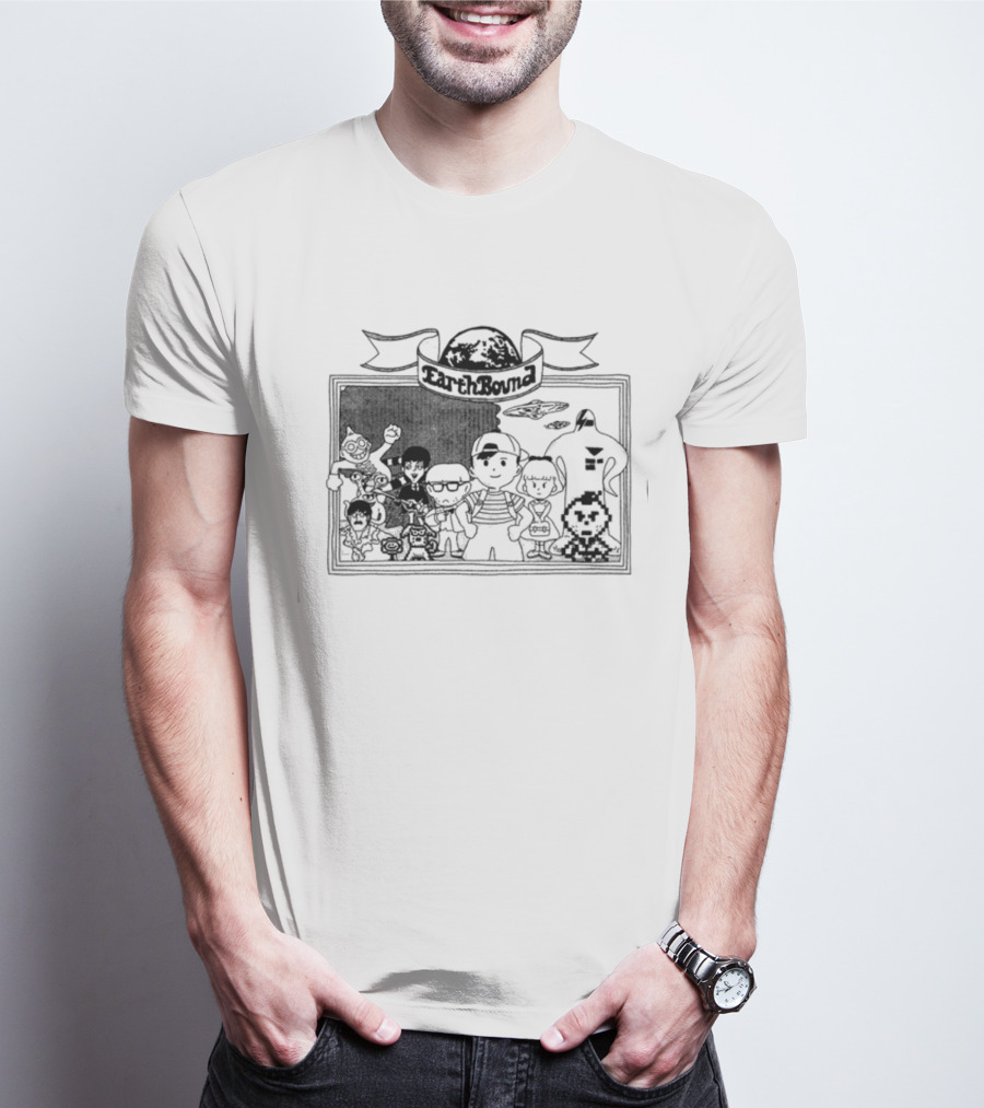 EarthBound Characters And Iconic Imagery Compilation T-Shirt