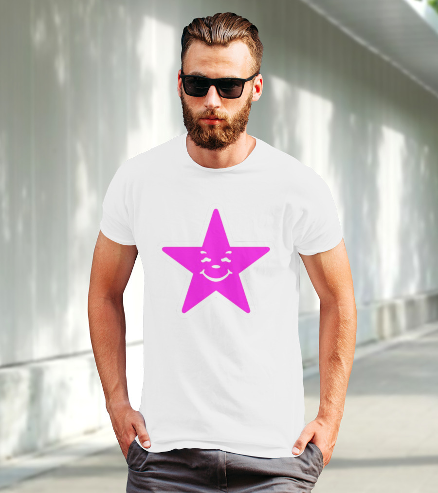 Austin Babbitt Asspizza Smiling Star Pink T-Shirt