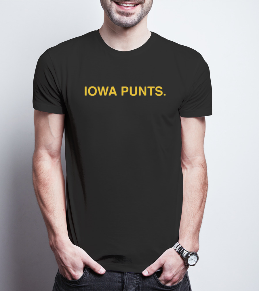 Iowa Punts Football Enthusiast T-Shirt