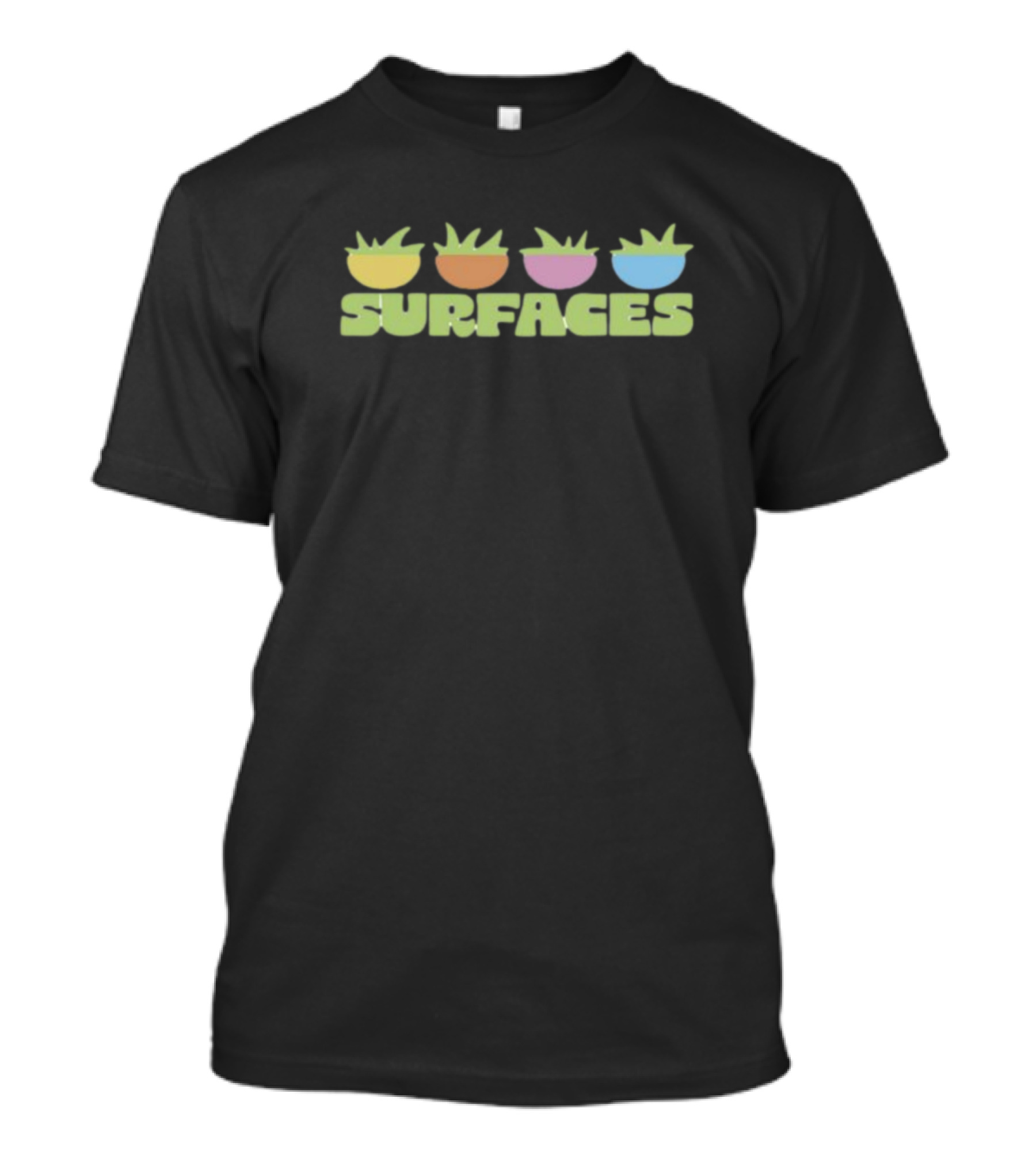 Surfaces Colorful Plant Icons T-Shirt