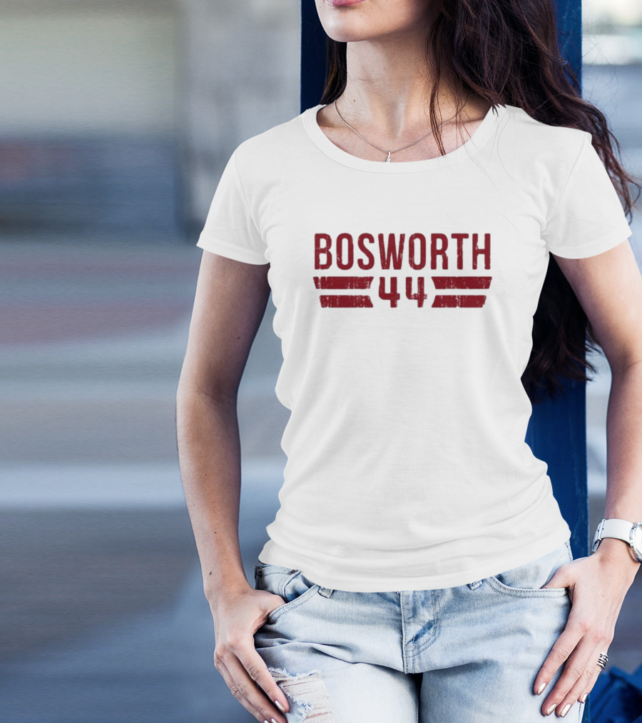Bosworth 44 Distressed Stripes Retro Sports T-Shirt