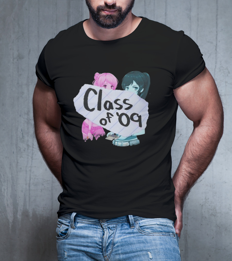 Class Of '09 Elsie Lovelock Color Girl Anime Style Duo T-Shirt