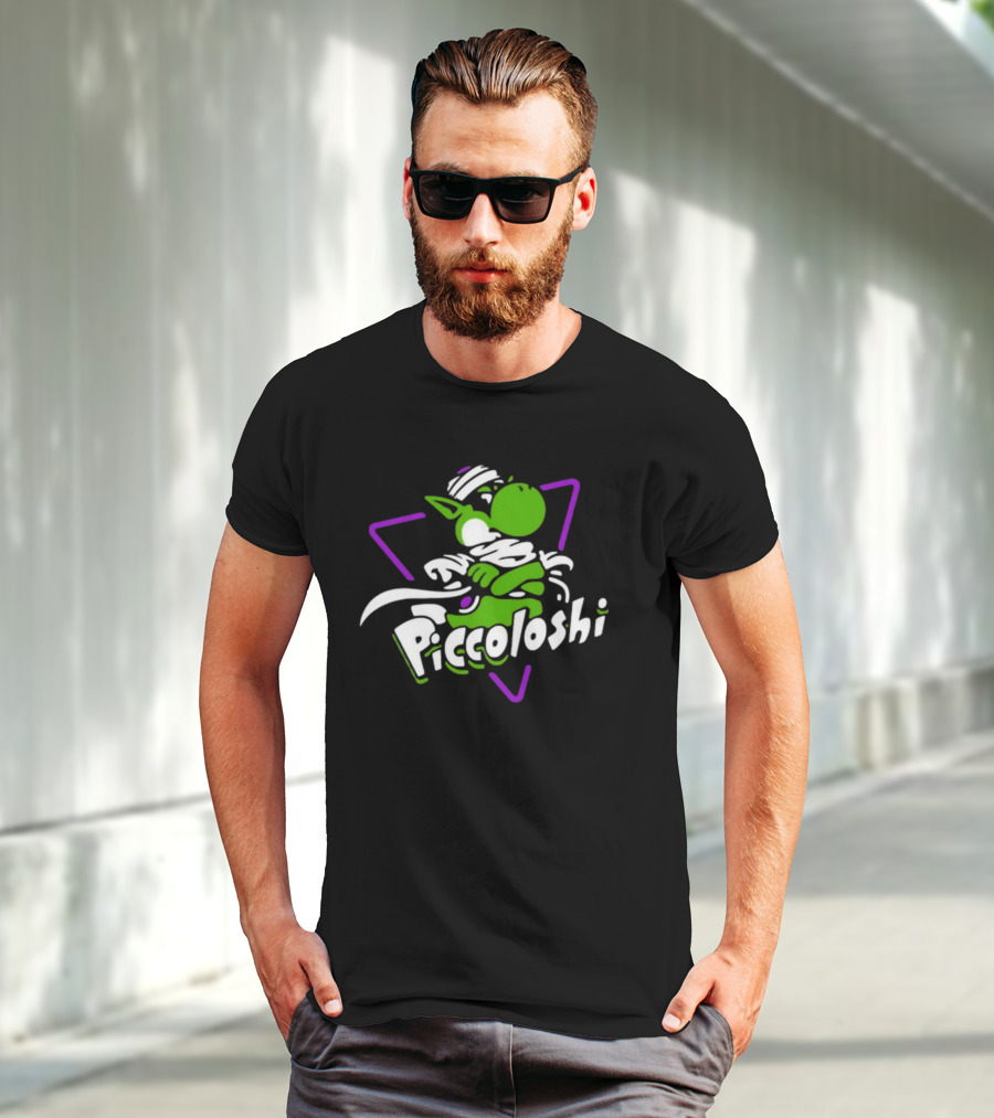Piccoloshi 2.0 Sharkrobot Yoshi Dragonball Z Fusion Character T-Shirt