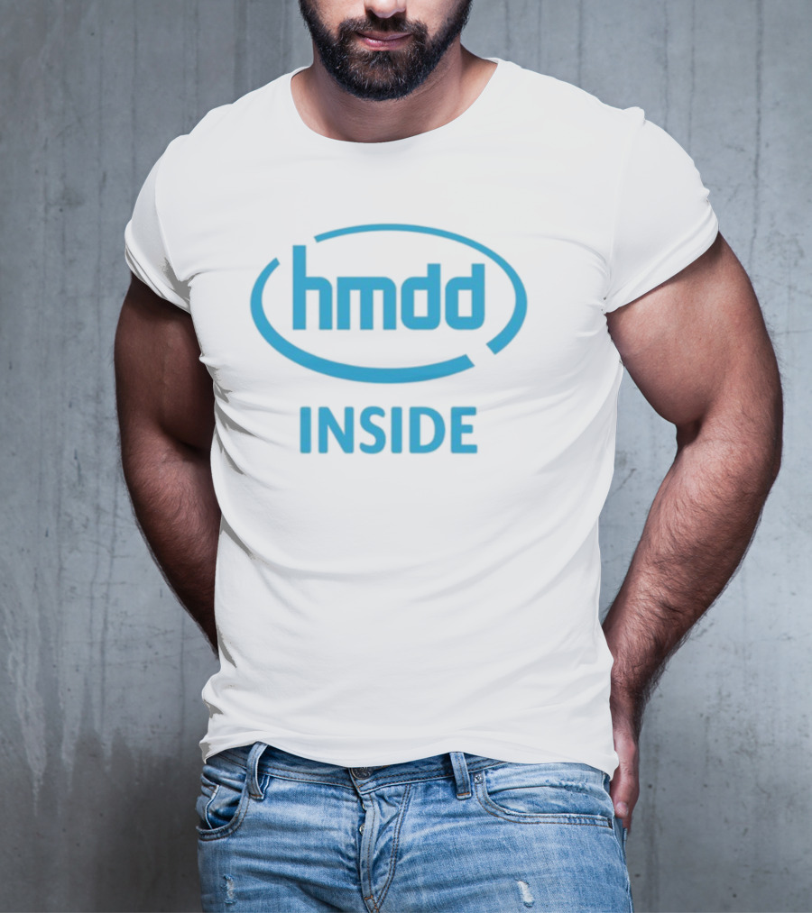 Hmdd Inside Logo Parody Dantebowe Wearing T-Shirt
