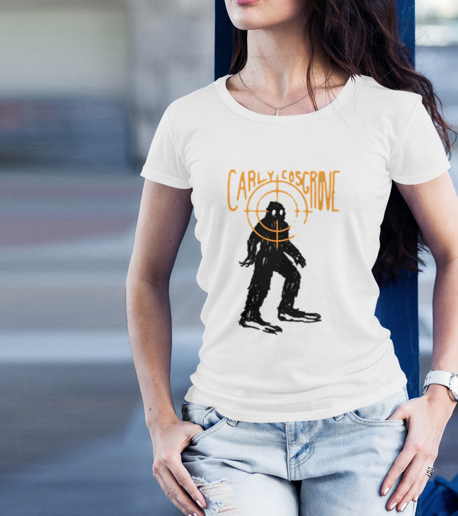 Carlycosgrove Bigfoot In Crosshairs T-Shirt