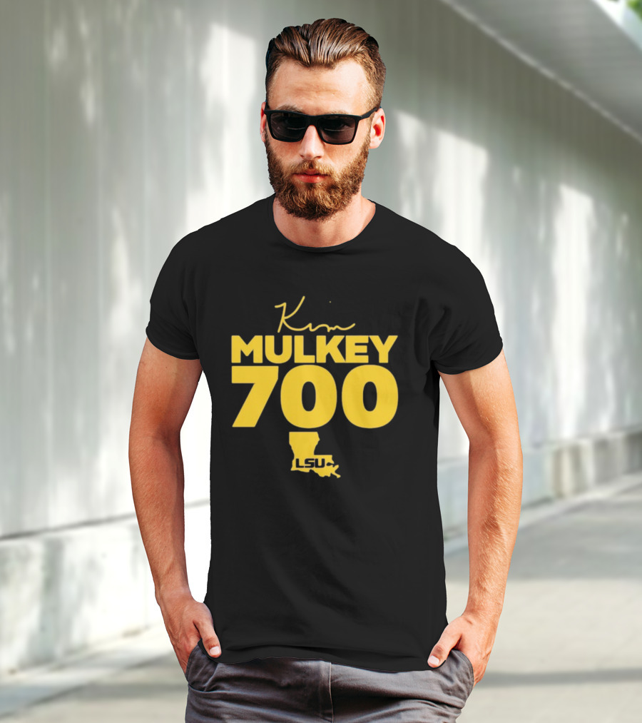 Kim Mulkey 700 LSU Women's Basketball Achievement T-Shirt