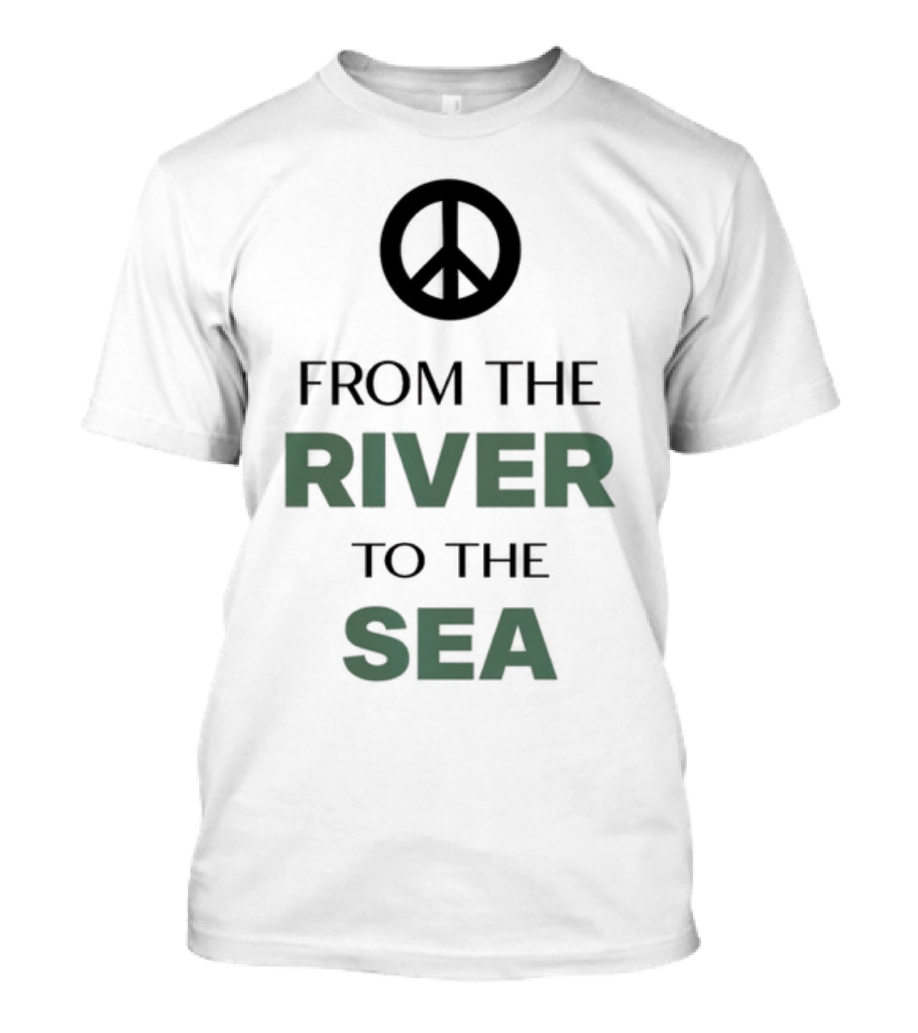 Peace Symbol From The River To The Sea T-Shirt
