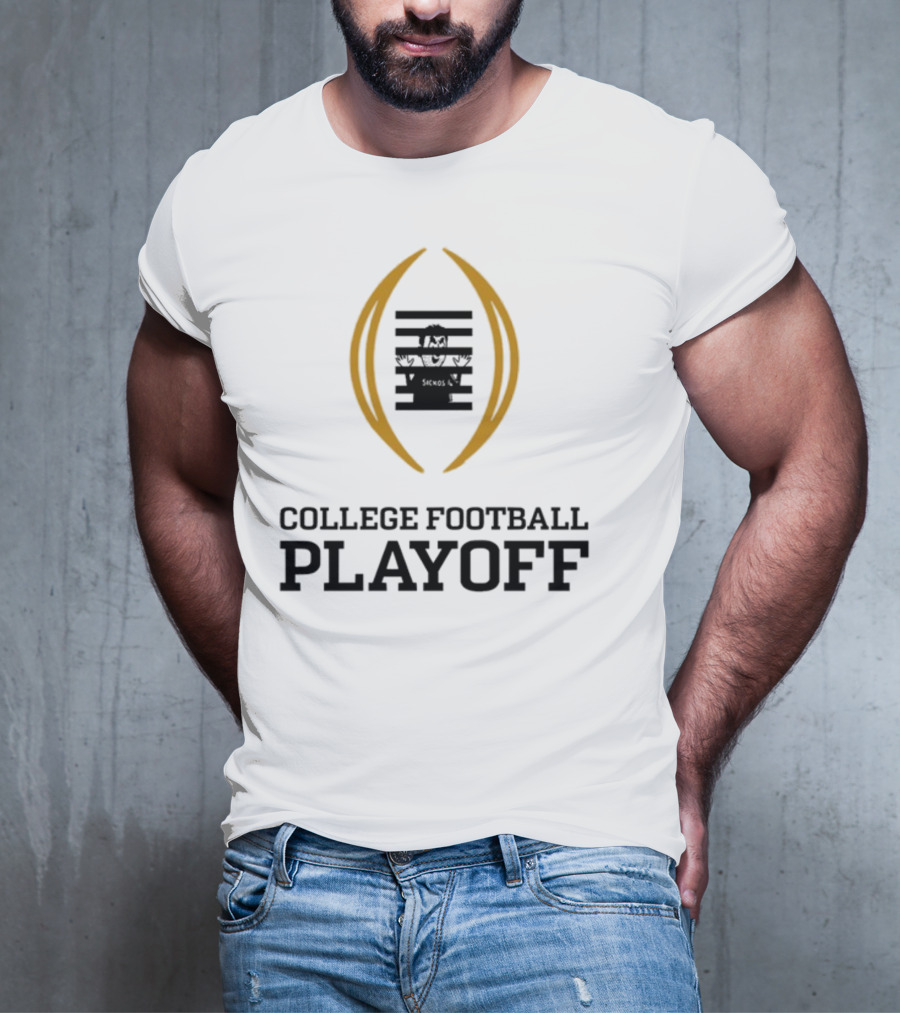 Prison College Football Playoff Behind Bars Concept T-Shirt