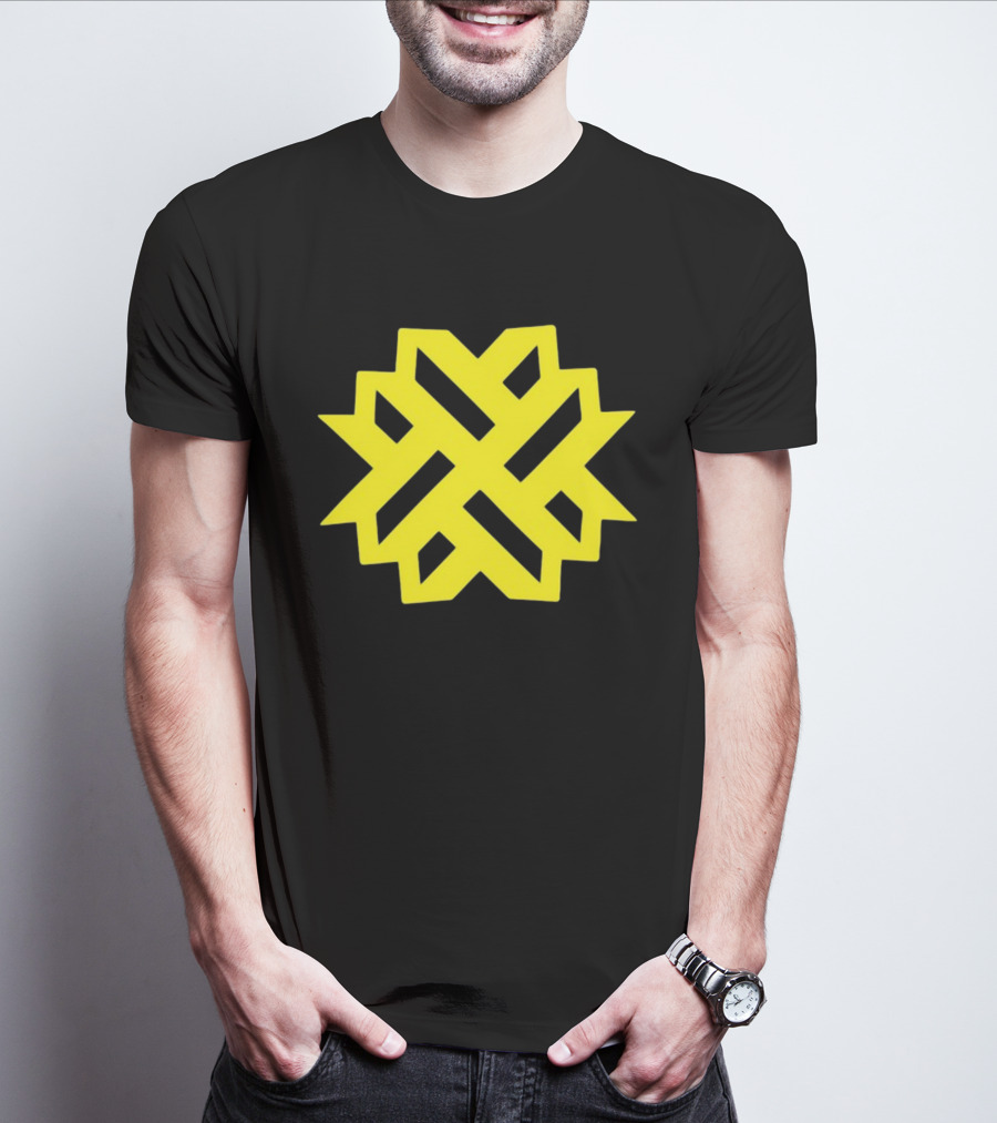 Naturewalkstudio Geometric Yellow Emblem T-Shirt