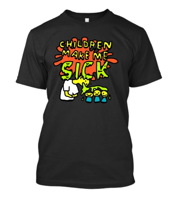 CHILDREN MAKE ME SICK Comic T-Shirt
