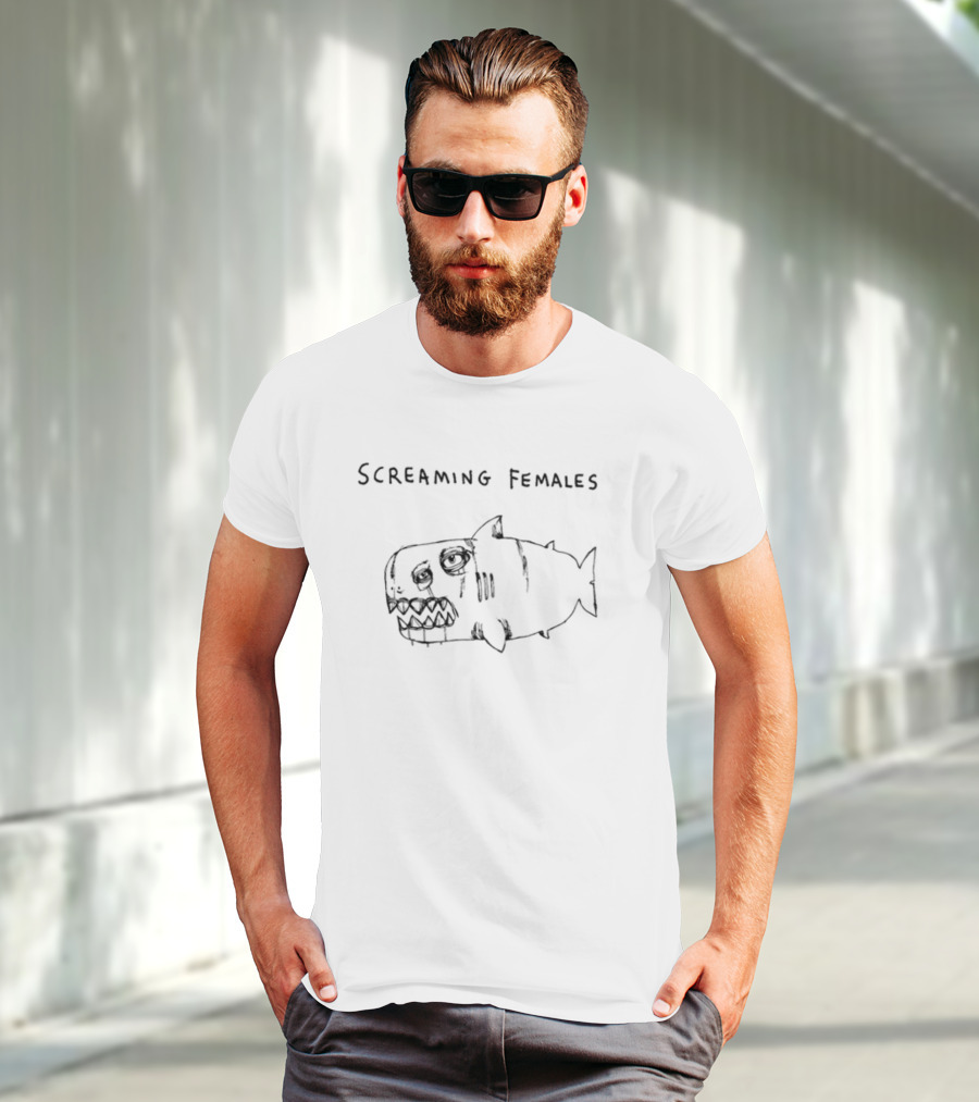 Screaming Females Shark Sketch T-Shirt