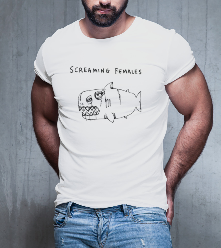 Screaming Females Shark Sketch T-Shirt