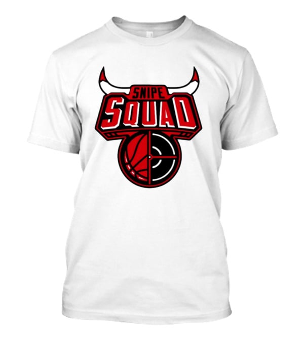 Snipe Squad Bulls Basketball Target T-Shirt