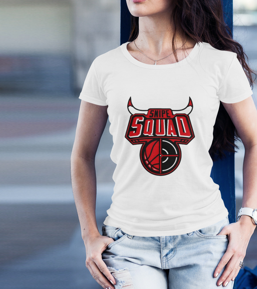 Snipe Squad Bulls Basketball Target T-Shirt