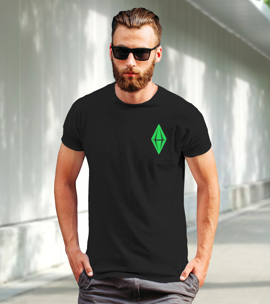 The Sims Onyx Runners Green Plumbob Icon T-Shirt