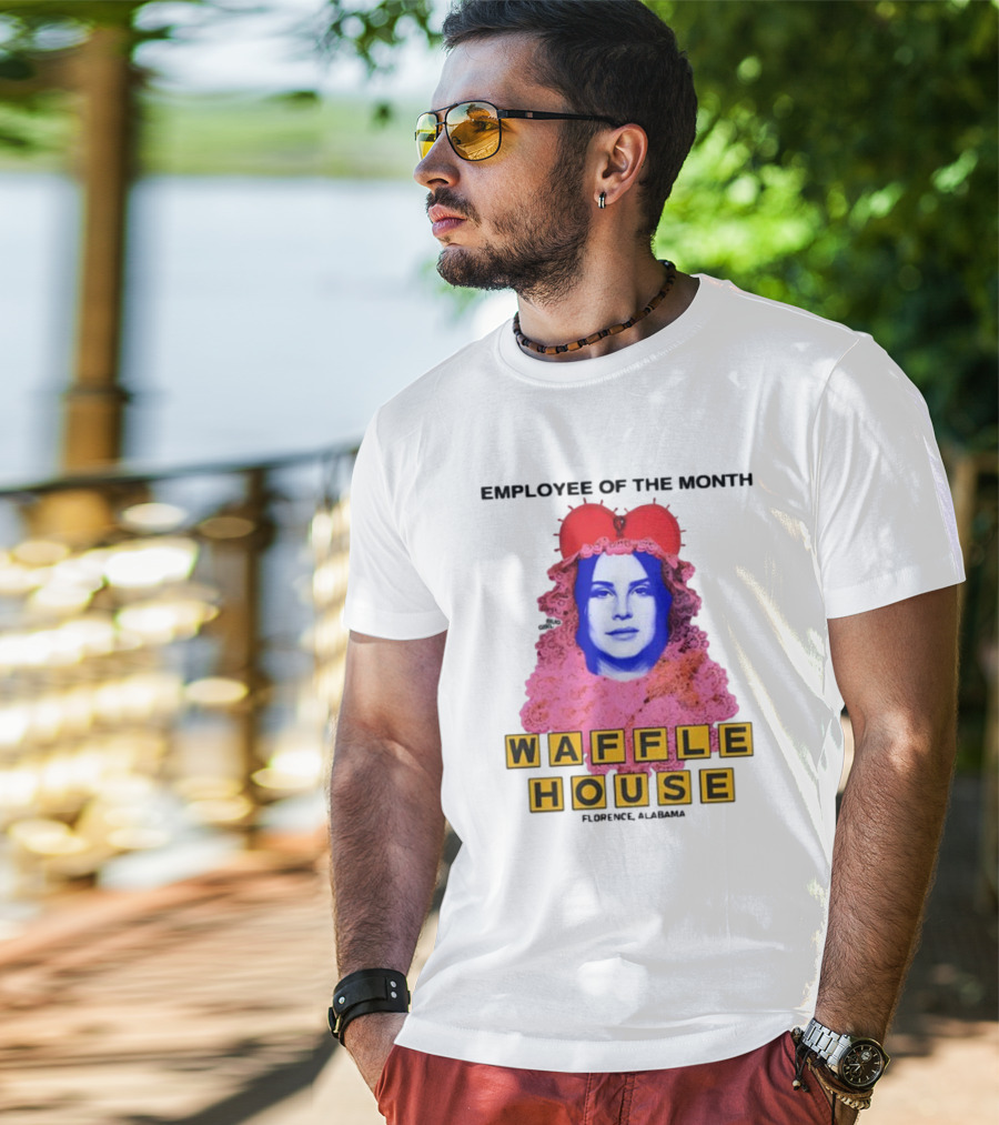 Employee Of The Month Waffle House Lana Del Waitress Buggirl200 T-Shirt