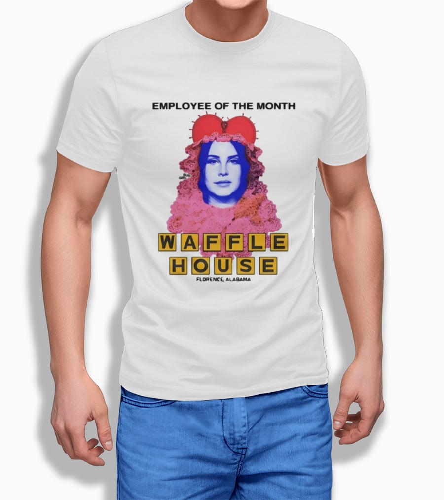 Employee Of The Month Waffle House Lana Del Waitress Buggirl200 T-Shirt