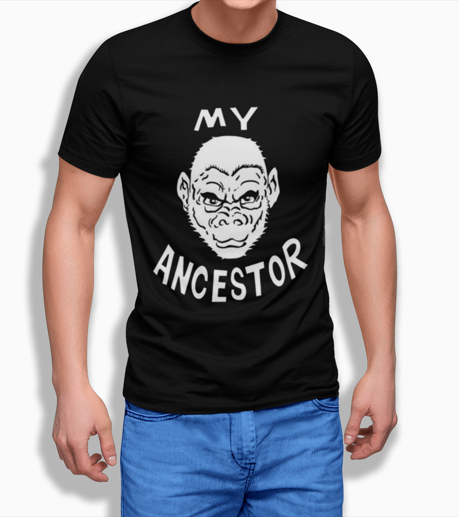 Blaise Ulysse Bernard Collins II My Ancestor Ape Face T-Shirt