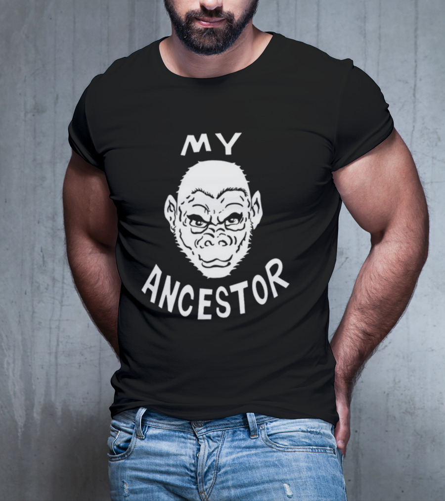 Blaise Ulysse Bernard Collins II My Ancestor Ape Face T-Shirt