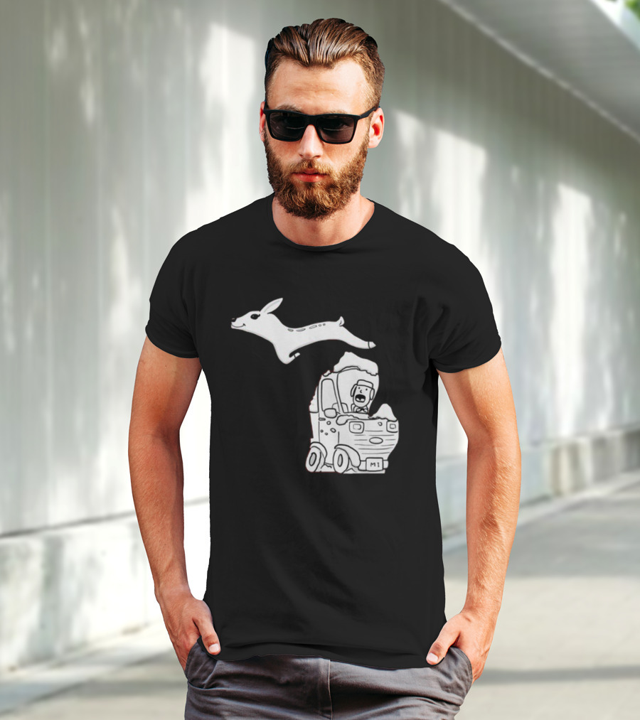 Michigan For Deer Ice Road Truck Journey T-Shirt